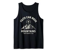 Faith Can Move Mountains Matthew 17:20 Verse biblique Débardeur