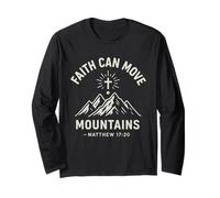Faith Can Move Mountains Matthew 17:20 Verse biblique Manche Longue