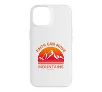 Faith Can Move Mountains Matthew 17:20 Verse biblique rétro Coque pour iPhone 14