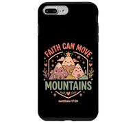 Faith Can Move Mountains Matthieu 17:20 Bible chrétienne Coque pour iPhone 7 Plus/8 Plus