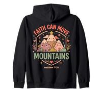Faith Can Move Mountains Matthieu 17:20 Bible chrétienne Sweat à Capuche