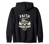« Faith Can Move Mountains » Matthieu 17:20 Christian Sweat à Capuche