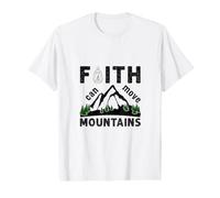Faith Can Move Mountains Matthieu 17 20 Religieux T-Shirt Graphique avec Valeur