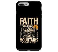 Faith Can Move Mountains Matthieu 17 20 Verset biblique chrétien Coque pour iPhone 7 Plus/8 Plus
