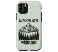 Faith Can Move Mountains Matthieu 17 20 Verset chrétien Coque pour iPhone 11 Pro
