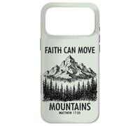 Faith Can Move Mountains Matthieu 17 20 Verset chrétien Coque pour iPhone 17 Pro Max