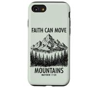 Faith Can Move Mountains Matthieu 17 20 Verset chrétien Coque pour iPhone SE (2020) / 7/8