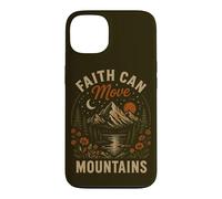Faith Can Move Mountains Nature Chrétienne Montagnes Coque pour iPhone 13