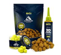 Faith Carp Tackle A-Prime Boilies Carpe - Pack Combiné - Arôme Ananas Banane - Appâts Attractifs