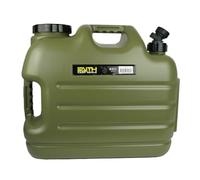 FAITH CARP TACKLE Jerrycan d'eau avec Robinet - 25 LTR - Polyéthylène Vert - Réservoir d'eau - Conteneur d'eau - Bidon d'eau - Distributeur d'eau - Robinet d'eau - avec Robinet de Distribution