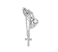 Faith Charm, accessoire de bracelet à breloques en argent sterling 925, compatible avec le bracelet 3 mm-4,5 mm