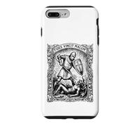 Faith Conquers Le Mal Templier Chevalier Défenseur de la Foi Coque pour iPhone 7 Plus/8 Plus