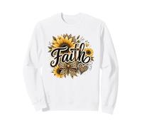 Faith Croix-Tournesol Imprimé Léopard Croyant Sweatshirt