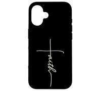Faith Cross Minimalist Christian Design for Believers Coque pour iPhone 16