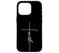 Faith Cross Minimalist Christian Design for Believers Coque pour iPhone 16 Pro