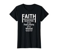 Faith éteint Les fléchettes ardentes des méchants, Armure de Dieu T-Shirt Graphique avec Valeur