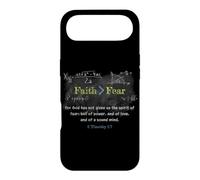 Faith > Fear 2 Timothy 1:7 Christian Verse Math Equation Coque pour iPhone Air