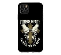 Faith Fitness Kettlebell pour entraînement chrétien Coque pour iPhone 11 Pro Max
