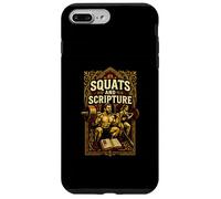 Faith Fitness Squats and Scripture Cool Women Christian Coque pour iPhone 7 Plus/8 Plus