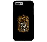 Faith Fitness Squats and Scripture Cool Women Christian Coque pour iPhone 7 Plus/8 Plus