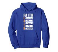 Faith Forwarding All Issues to Heaven Catholique Sweat à Capuche, Unisexe pour Adultes, Bleu Royal, XL
