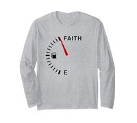 Faith Fuel Gauge - Christian Car Lover Manche Longue