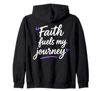 Faith Fuels My Journey Citation Religieuse chrétienne Sweat à Capuche