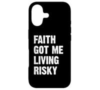 Faith Got Me Living Risky Coque pour iPhone 17