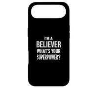 Faith Hope Belief I'm a Believer What's Your Superpower Gift Coque pour iPhone Air
