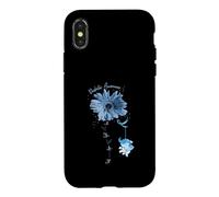 Faith Hope Fight Love Elephant Sunflower Diabetes Awareness Coque pour iPhone X/XS