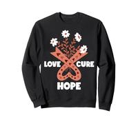 Faith Hope Love Cure Utérine Sensibilisation au Cancer de l'endomètre Sweatshirt
