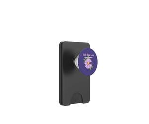 Faith Hope Love Epilepsy Sensibilisation à l'épilepsie Fleur Violette PopSockets PopWallet pour MagSafe