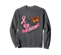 Faith Hope Love Ruban en Forme de cœur Sweatshirt
