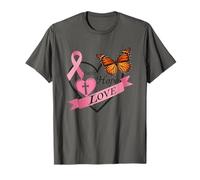 Faith Hope Love Ruban en Forme de cœur T-Shirt