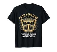 Faith Hope Love Sensibilisation au Cancer chez Les Enfants T-Shirt