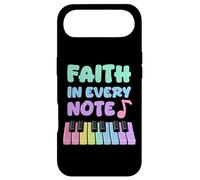 Faith in Every Note Piano Christian Girl Church Musicienne Coque pour iPhone Air