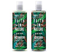 Faith In Nature Aloe Vera Shampoo and Conditioner Duo. Vegan, Cruelty Free Paraben & SLS Free