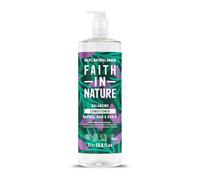 Faith In Nature Après-shampoing naturel à la lavande et au géranium, apaisant, végétalien et sans cruauté envers les animaux, sans SLS ni parabènes, pour cheveux normaux à secs, 1 l