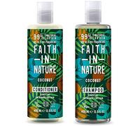 Faith In Nature Coconut Shampoo 400ml & Conditioner 400ml Duo