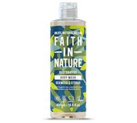 Faith in Nature Gel Douche et Bain Naturel Algues et Agrumes, Détoxifiant Végan et Respectueux des Animaux, Sans Parabènes et Sans SLS, 400ml