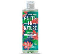 Faith in Nature Gel Douche et Bain Naturel Aloe Vera, Rajeunissant Végan et Respectueux des Animaux, Sans Parabènes et Sans SLS, 400ml