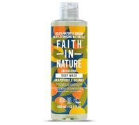 Faith In Nature Gel Douche Naturel au Pamplemousse et à l’Orange, Énergisant, Végan et Non Testé sur les Animaux, Sans SLS ni Parabènes, 400 ml