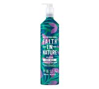 Faith In Nature Gel douche relaxant à la lavande et au géranium, flacon en métal de 500 ml, végétalien et sans cruauté envers les animaux, sans SLS ni parabènes