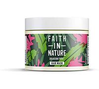 Faith In Nature Masque capillaire naturel aux fruits du dragon, revitalisant, végétalien et sans cruauté envers les animaux, sans SLS ni parabènes, pour tous types de cheveux, 300 ml