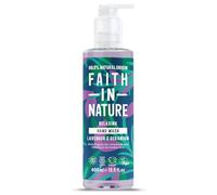 Faith in Nature Naturel à la Lavande & Et Au Géranium Nettoyant Pour Les Mains, Nourrissant, Végétalien Et Respectueux Des Animaux, Sans Paraben Et Sans SLS, 400 ml