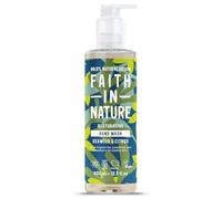 Faith in Nature Naturel Algues et Agrumes Nettoyant Pour Les Mains, Détoxifiant, Vegan et Respectueux des Animaux, Sans Paraben et Sans SLS, 400ml