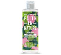 Faith in Nature Naturel Après-Shampoing Rose Sauvage, Réparateur, Végan et Respectueux des Animaux, Sans Parabène et Sans Sulfate, Tout Type de Cheveux, 400 ml