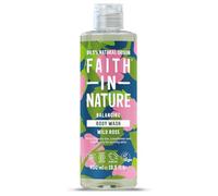 Faith In Nature Wild Rose gel douche naturel pour restaurer la barrière cutanée 400 ml