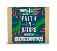 Faith in Nature Savon Main Naturel Aloe Vera, Rajeunissant, Végan et Respectueux des Animaux, Sans Parabènes et Sans SLS, 100g