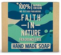 Faith In Nature Savon Main Naturel Sans Parfum, Sensible, Végan Et Respectueux Des Animaux, Sans Parabènes Et Sans Sls, 100g